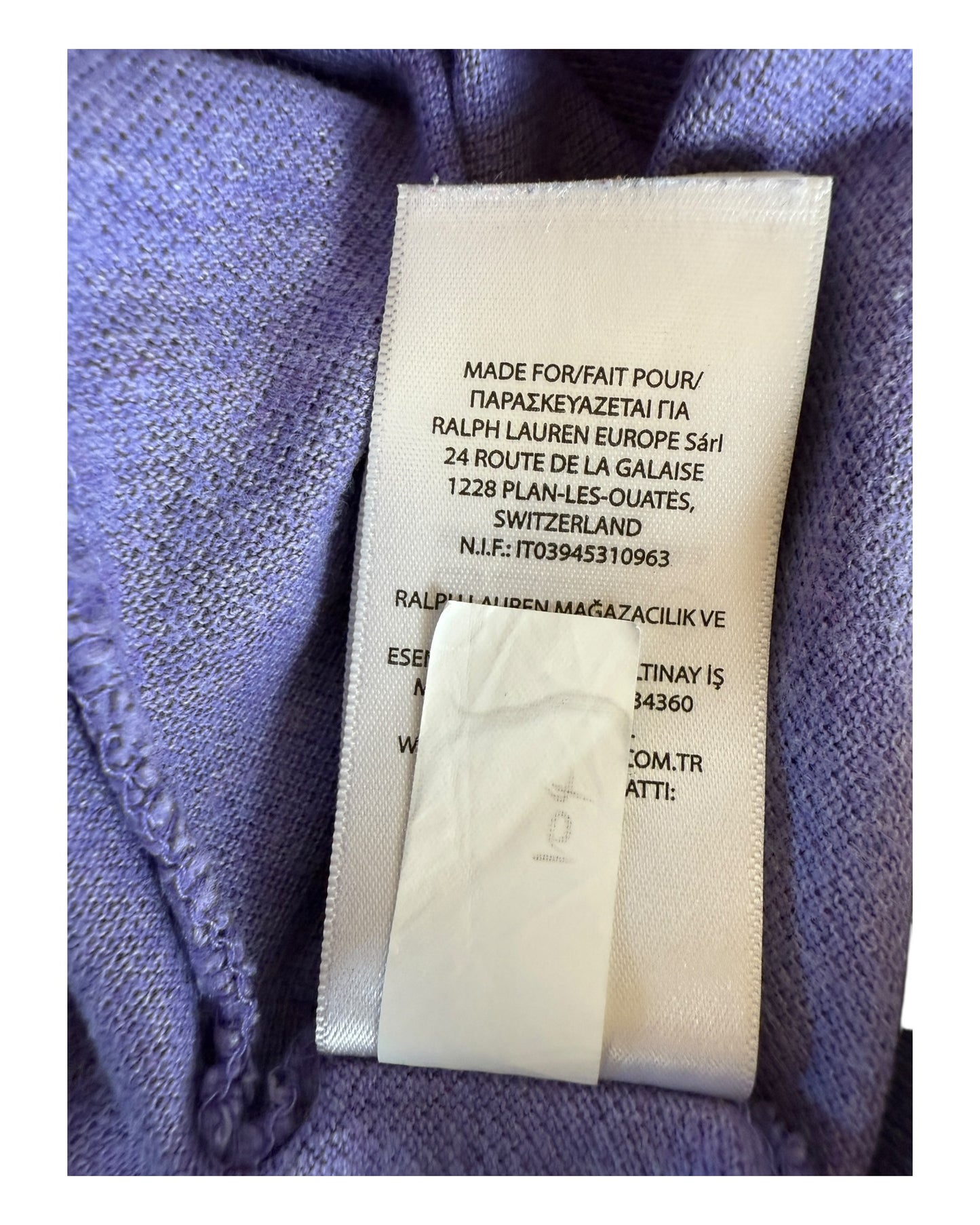 Polo Ralph Lauren Poloshirt lavendel Größe M