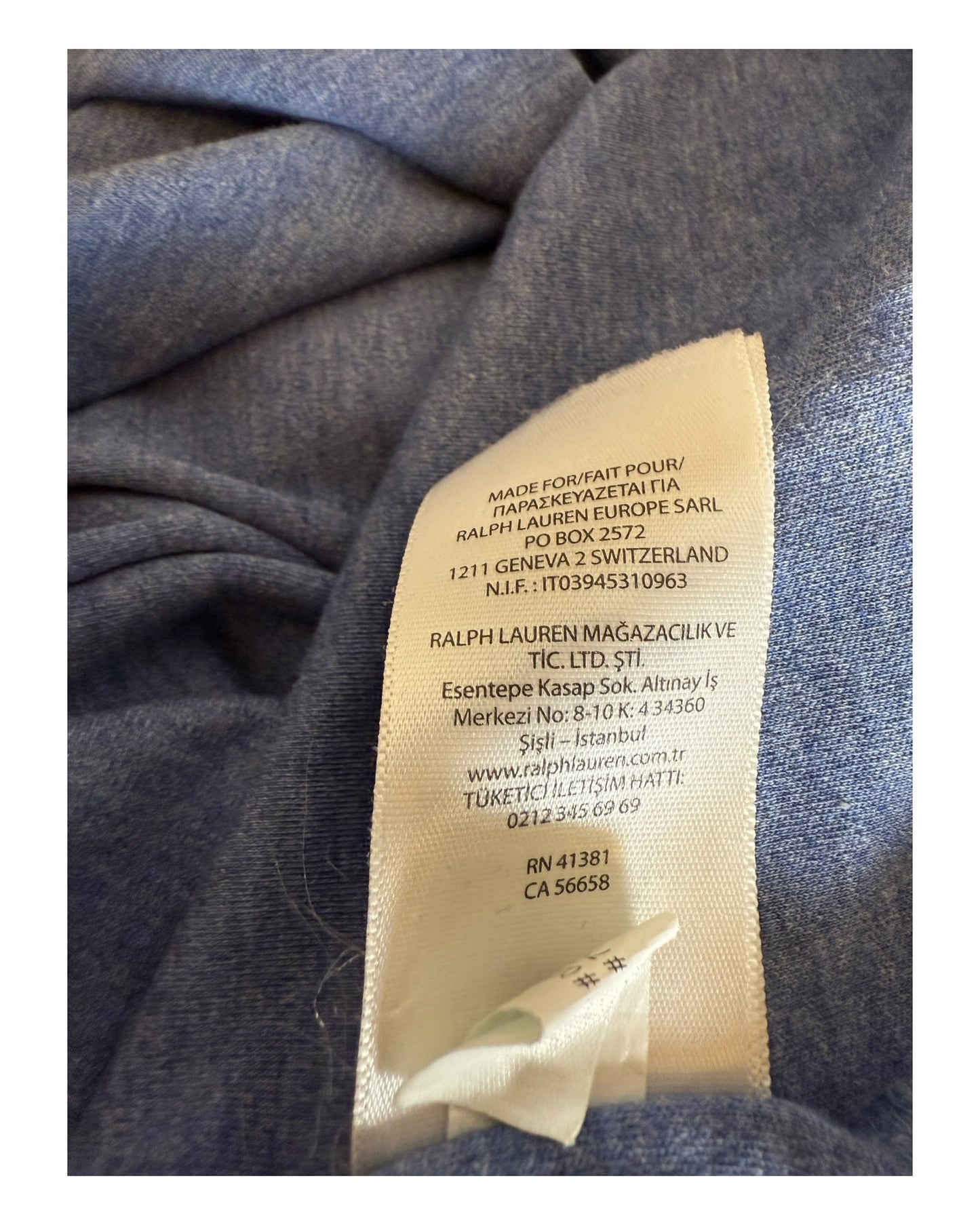 Polo Ralph Lauren Poloshirt blau Größe M