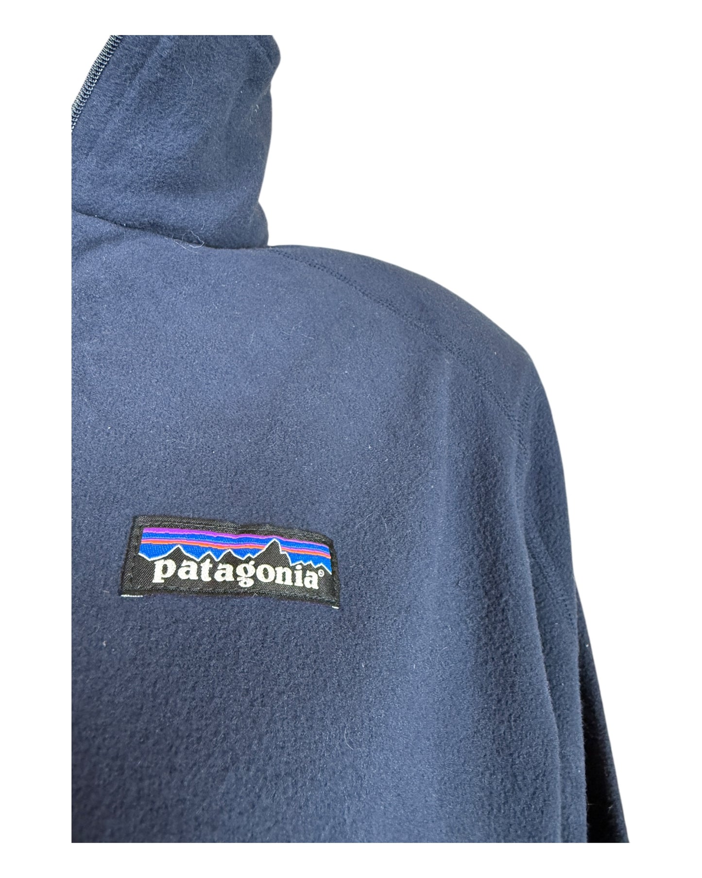 Patagonia Fleece Half Zip Pullover marineblau Größe XL