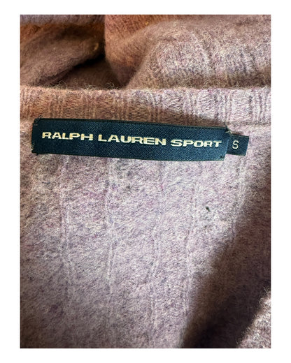 Polo Ralph Lauren Zopfmuster Pullover flieder Größe S