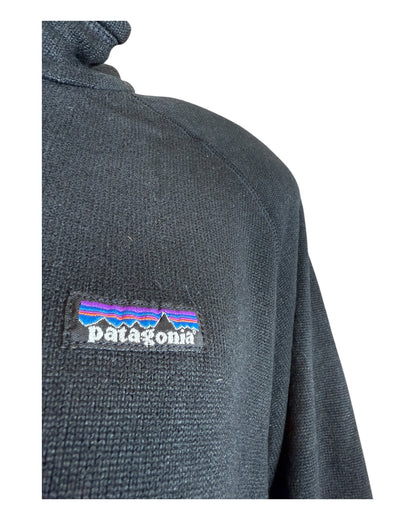 Patagonia Fleece Jacke Pullover schwarz Größe XL