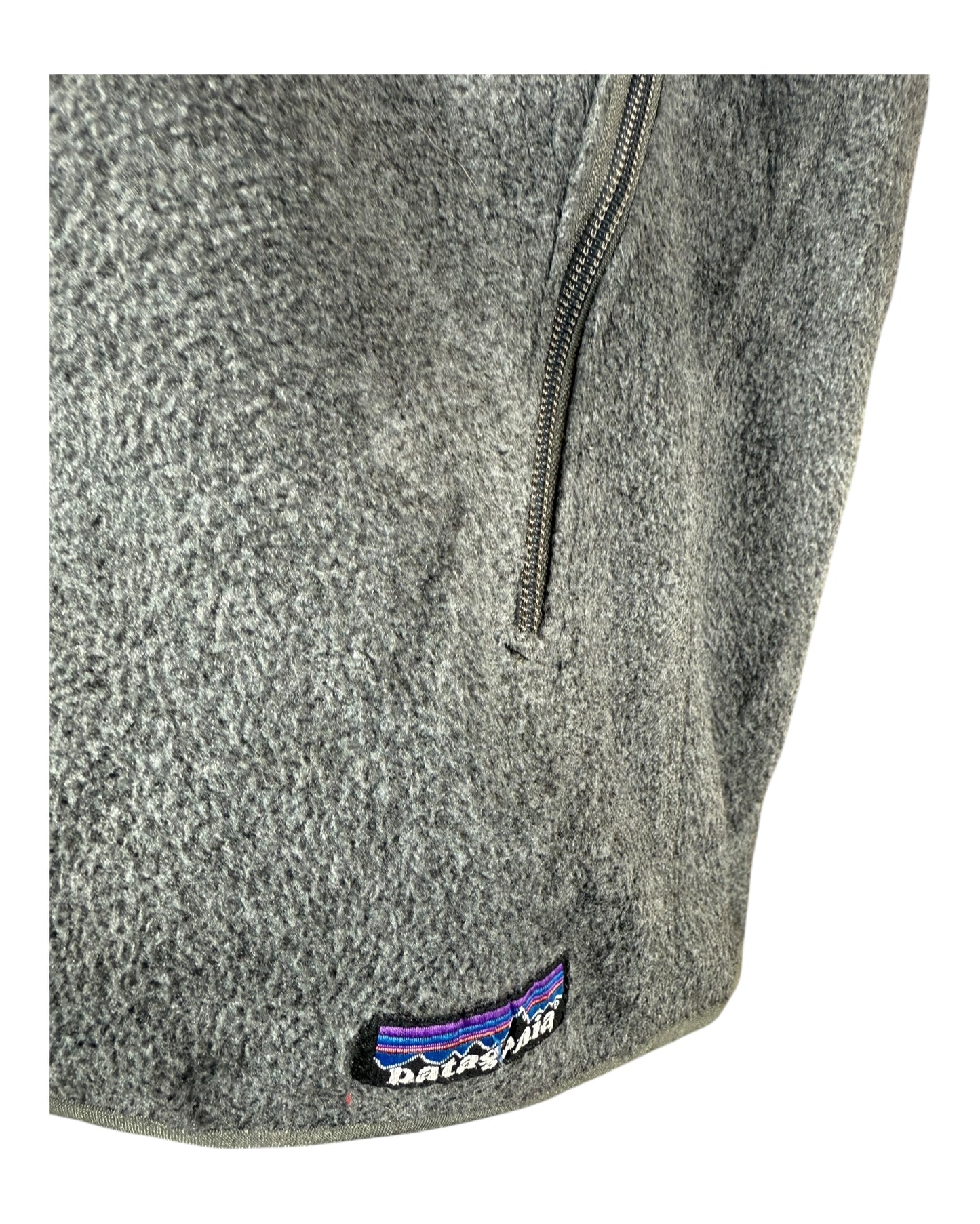 Patagonia Fleece Weste grau Größe L