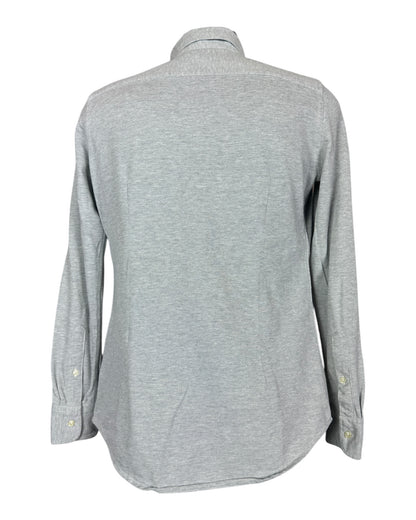 Polo Ralph Lauren Knit Oxford Bluse grau Größe M