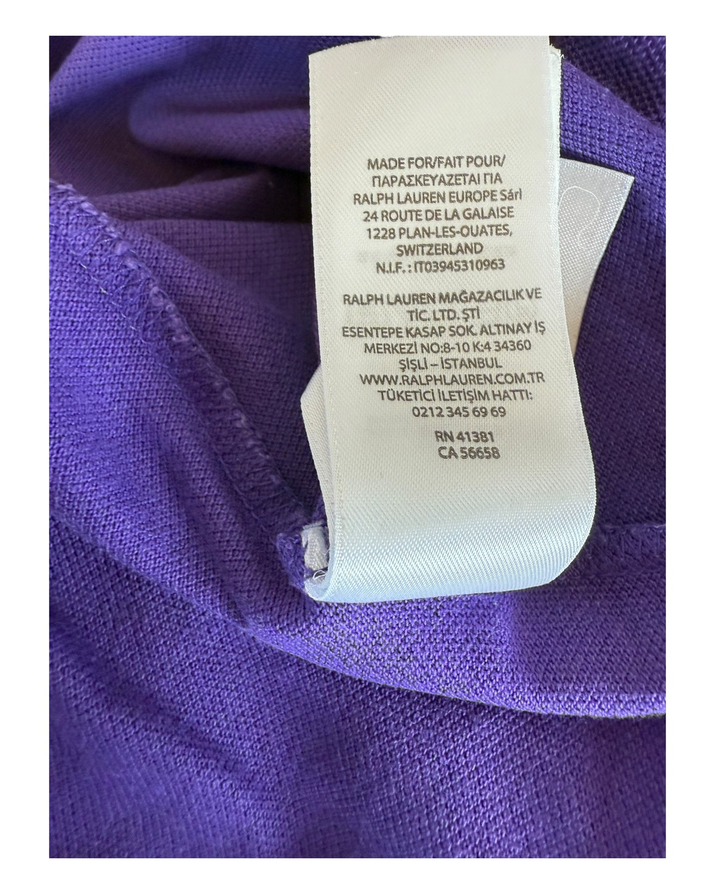 Polo Ralph Lauren Poloshirt violett Größe L