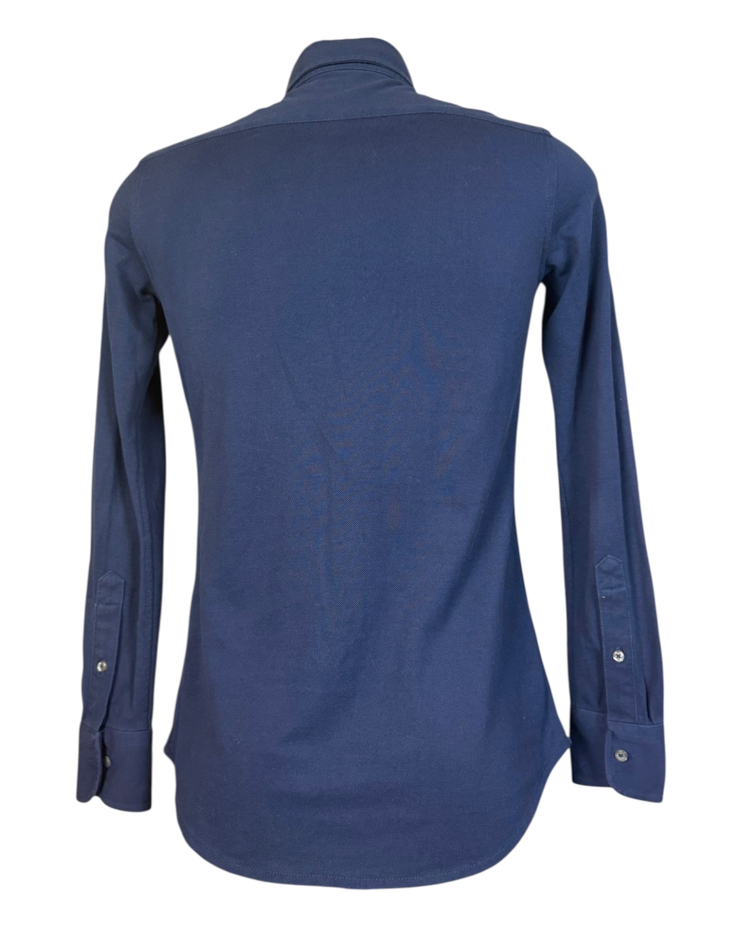 Polo Ralph Lauren Knit Oxford Bluse marineblau Größe S