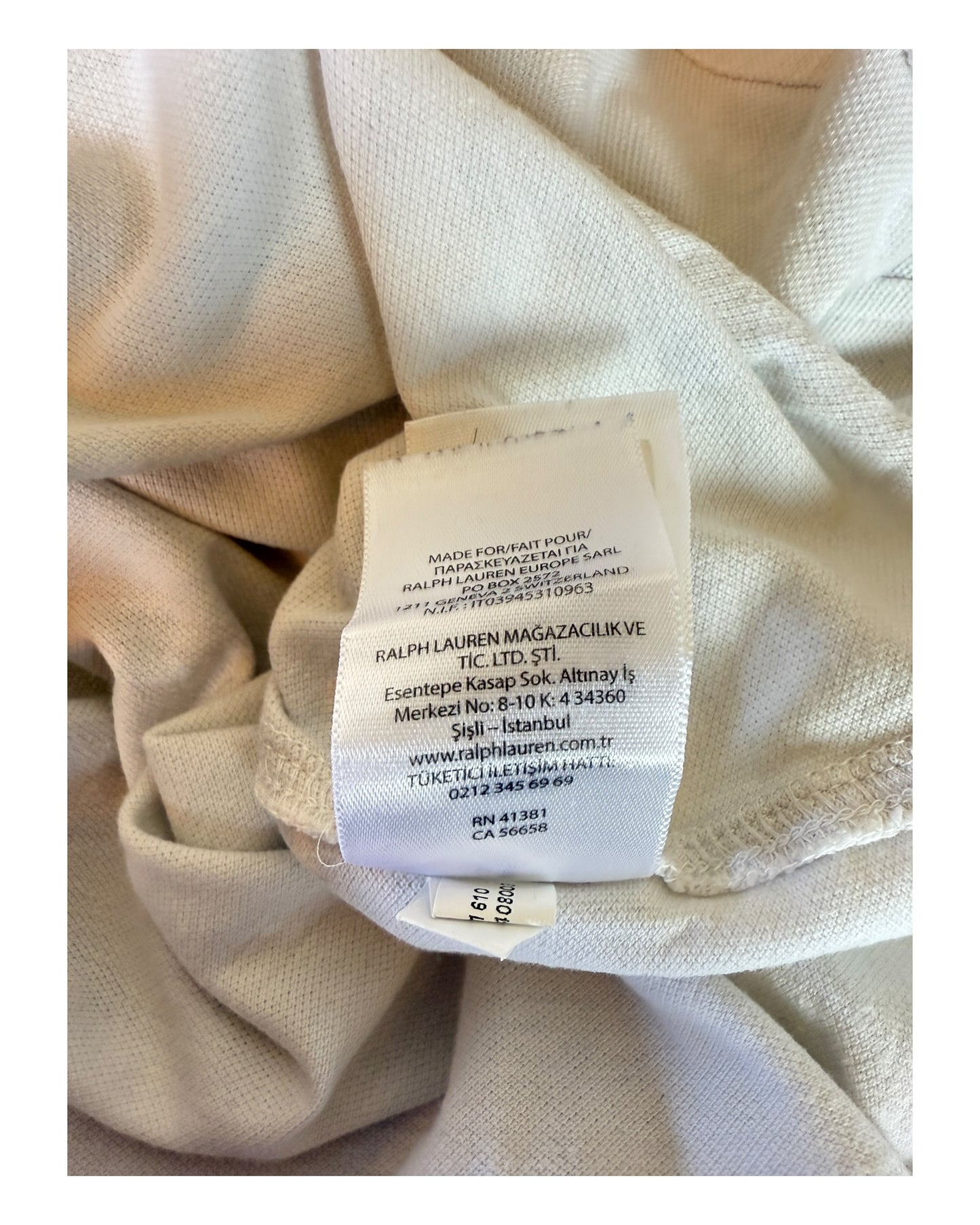 Polo Ralph Lauren Hemd weiß Größe L