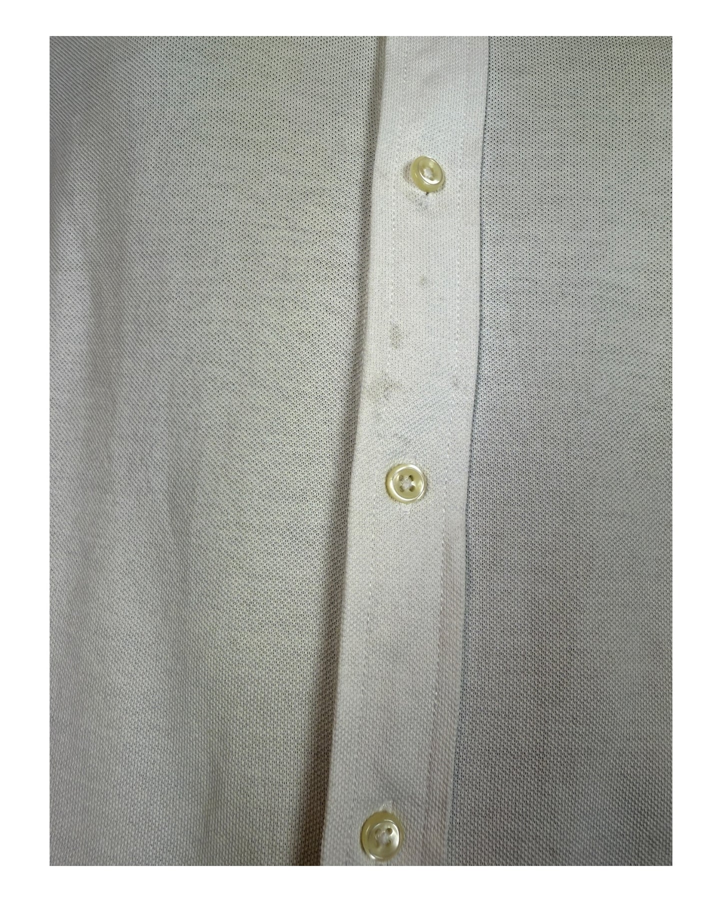 Polo Ralph Lauren Knit Oxford Bluse weiß Größe L