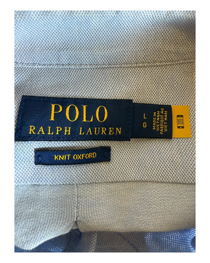 Polo Ralph Lauren Knit Oxfordhemd hellblau Größe L