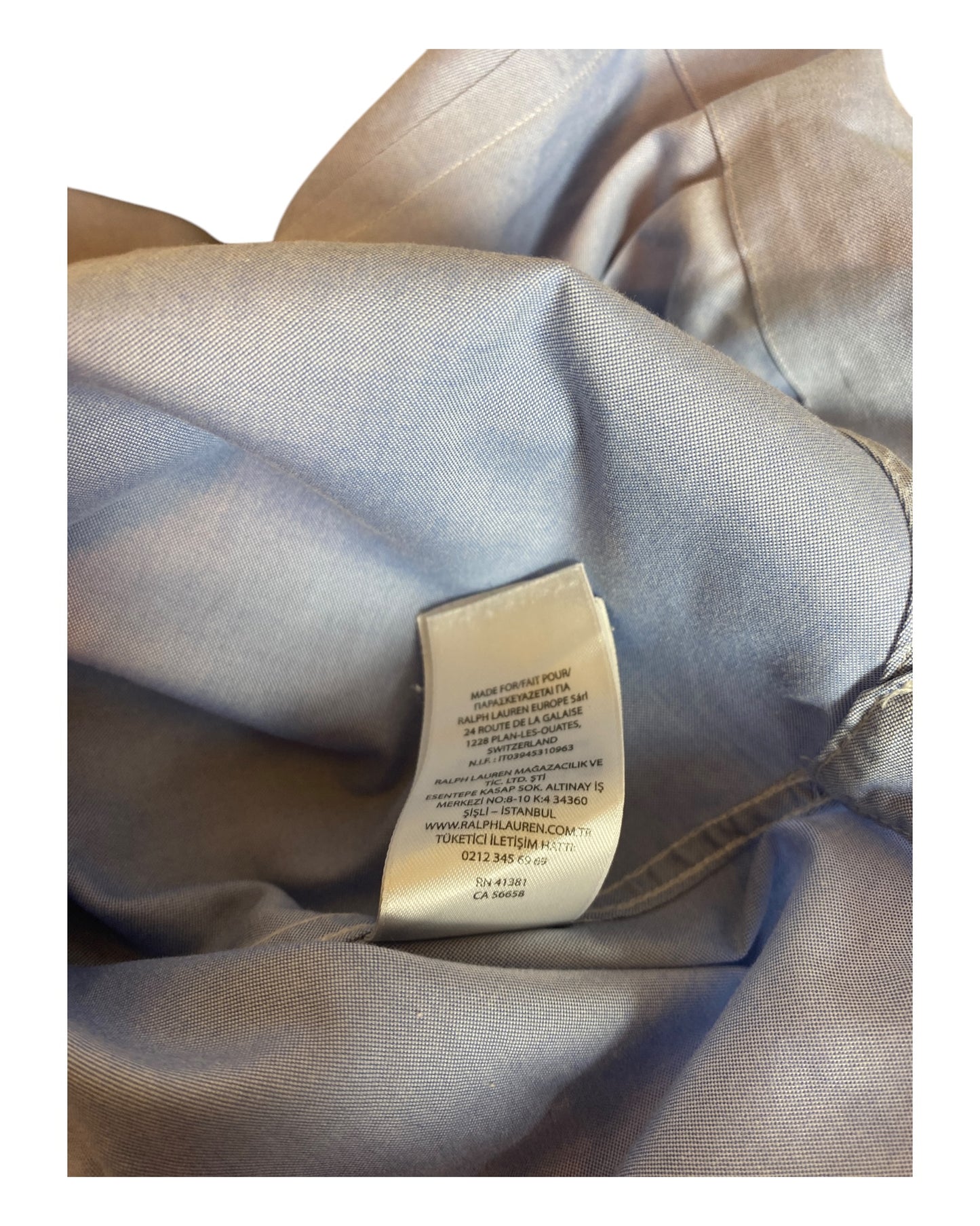 Polo Ralph Lauren Hemd hellblau Größe L