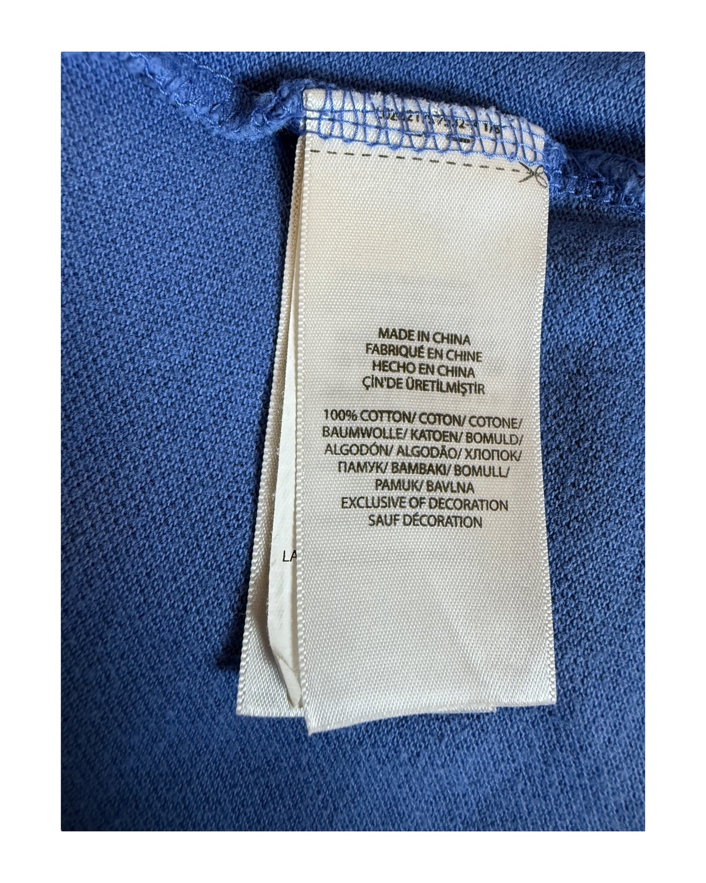 Polo Ralph Lauren Poloshirt blau Größe L