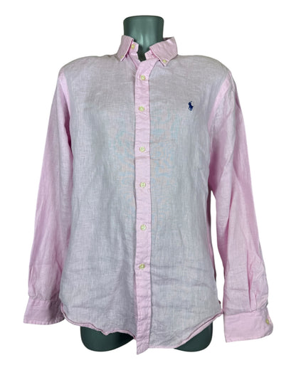 Polo Ralph Lauren Leinenhemd rosa Größe M