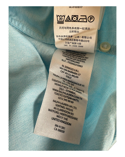 Polo Ralph Lauren Oxford Bluse türkis Größe M