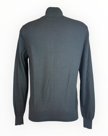 Suit Supply Strickjacke Merinowolle schwarz Größe L