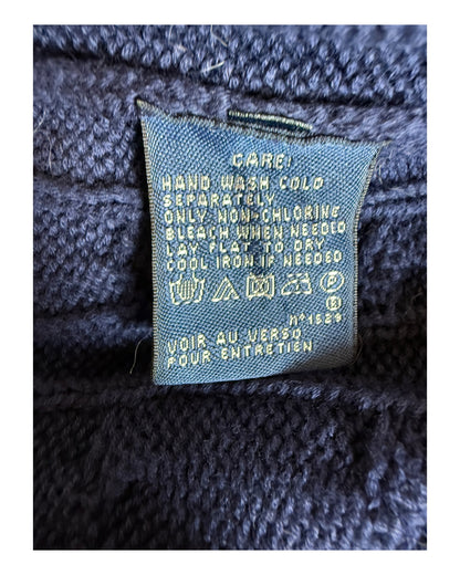 Polo Ralph Lauren Zopfmuster Pullover marineblau Größe L