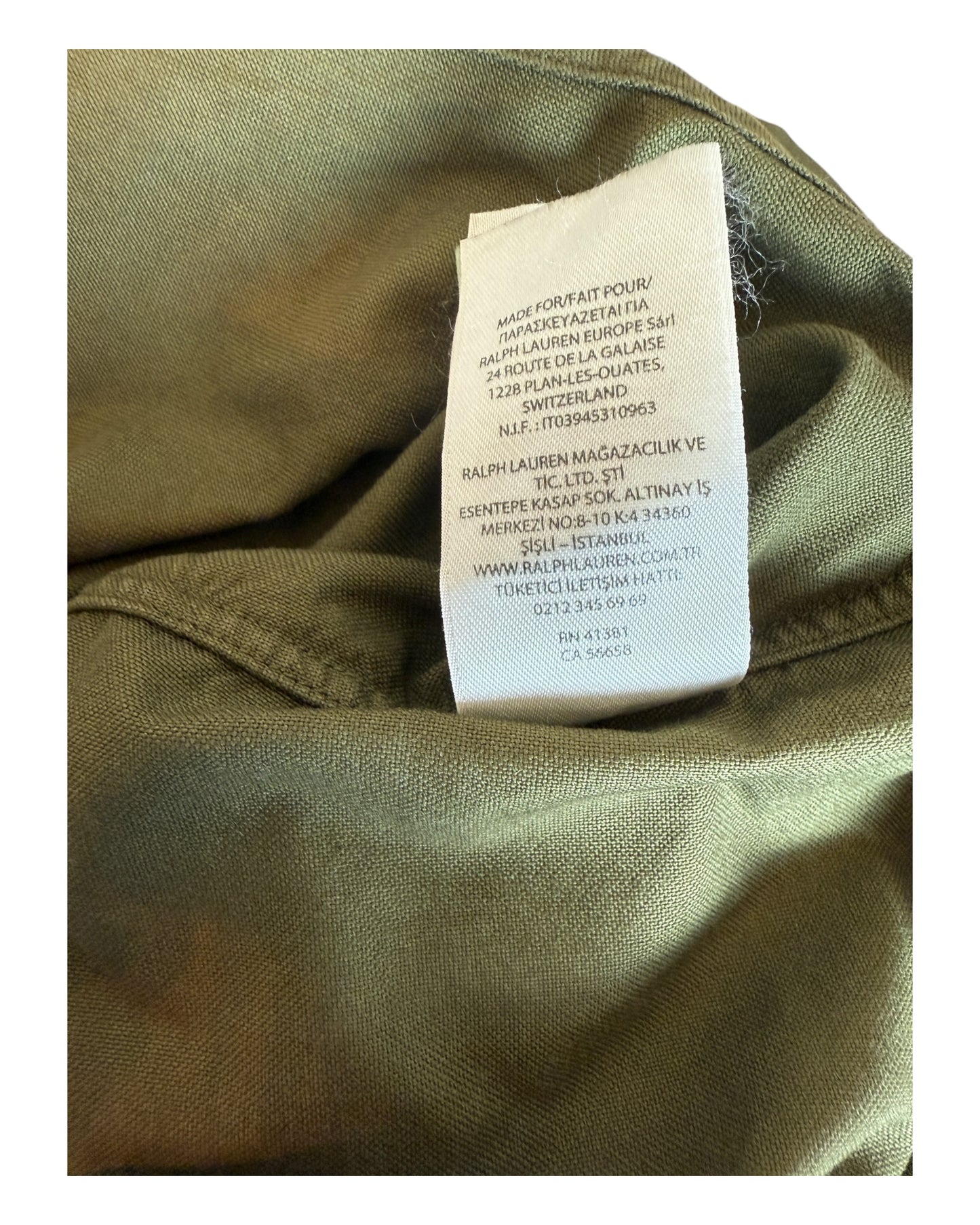 Polo Ralph Lauren Oxfordhemd khaki Größe M