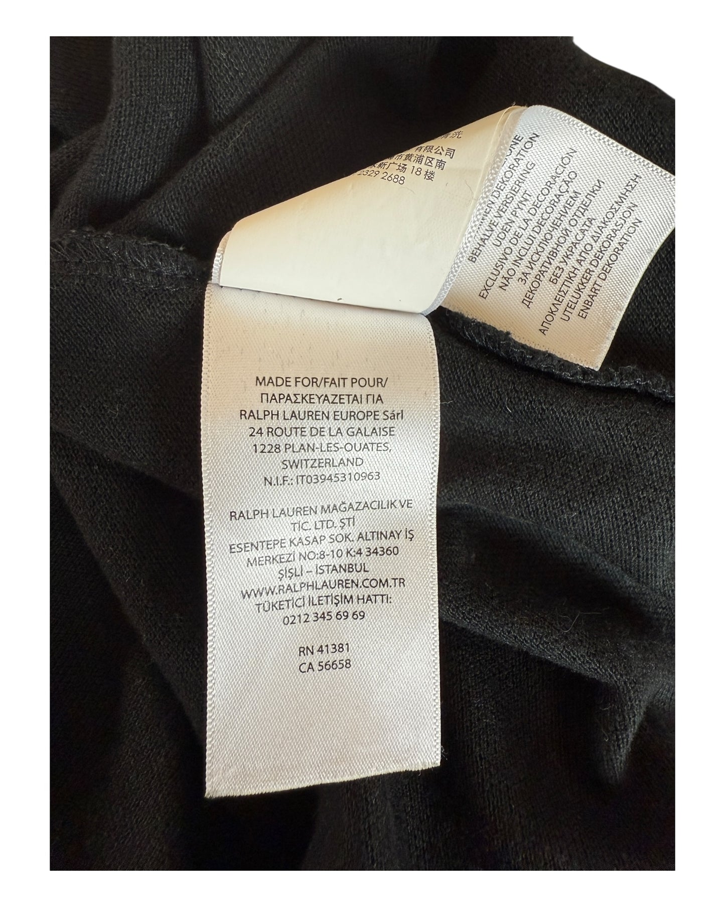 Polo Ralph Lauren Poloshirt schwarz Größe M