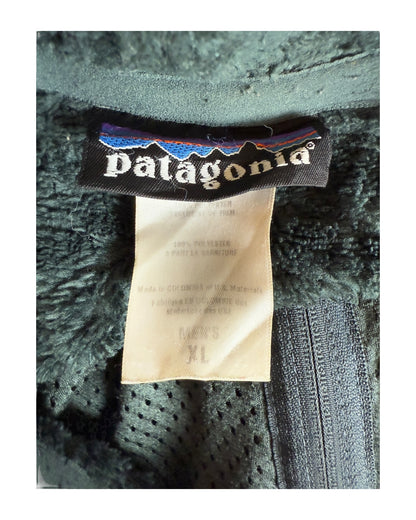 Patagonia Fleece Jacke dunkelgrün Größe XL