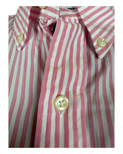 Polo Ralph Lauren Hemd rosa weiß gestreift Größe L