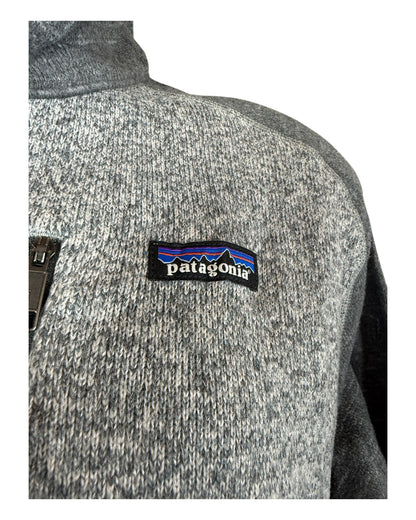 Patagonia Fleece Half Zip Pullover grau Größe L