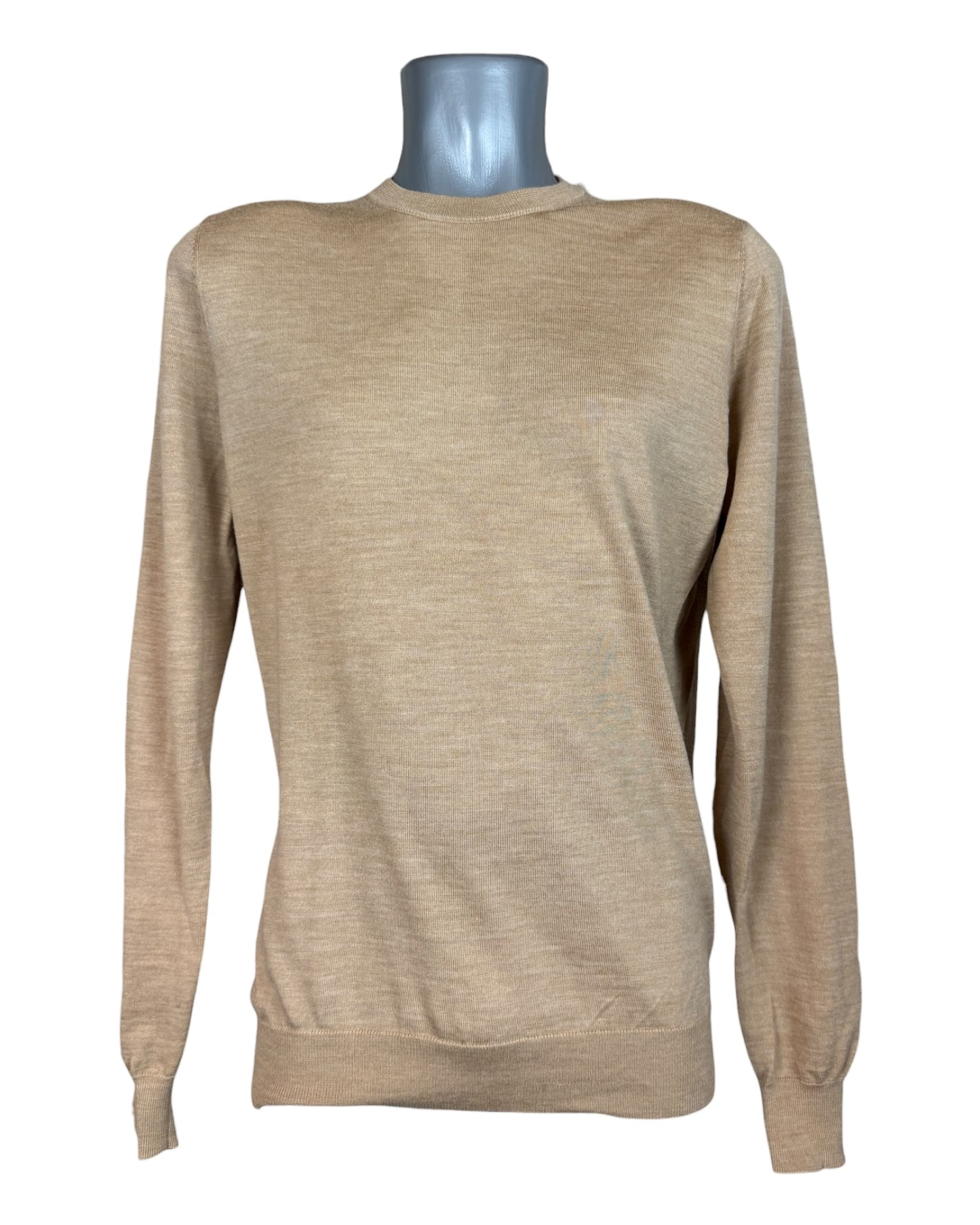 Suit Supply Pullover Merinowolle beige Größe M