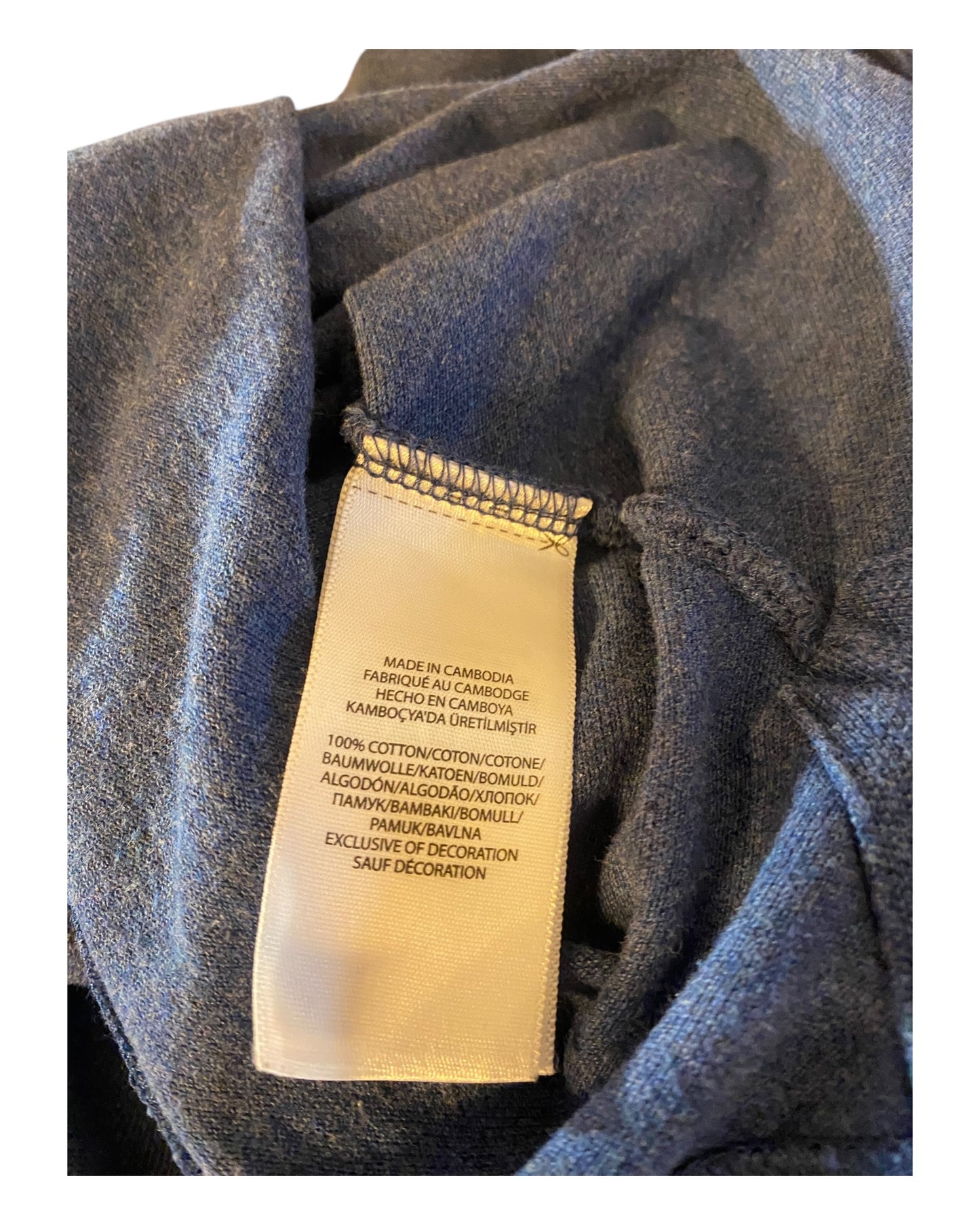 Polo Ralph Lauren Poloshirt marineblau meliert Größe M