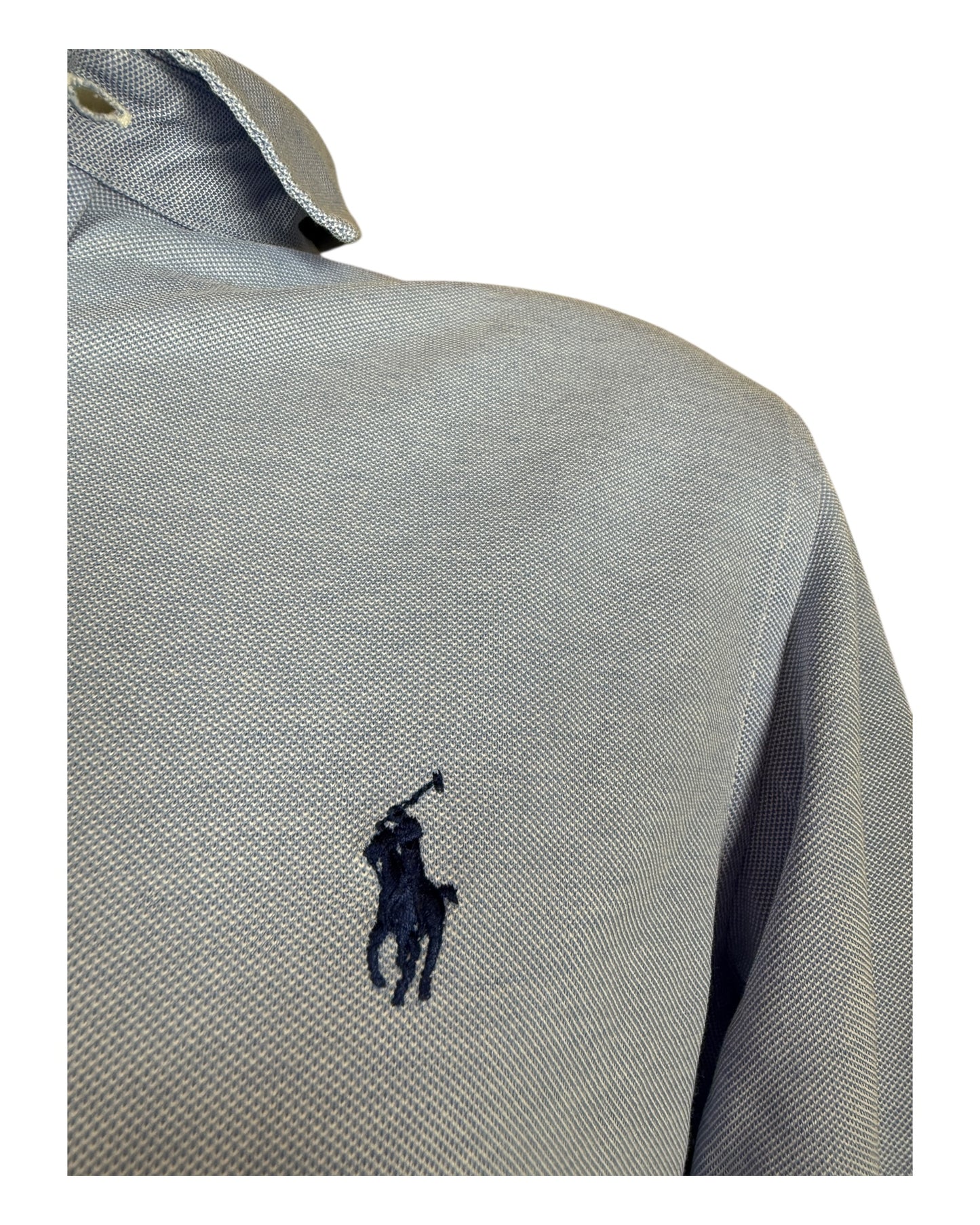 Polo Ralph Lauren Knit Oxfordhemd hellblau Größe M