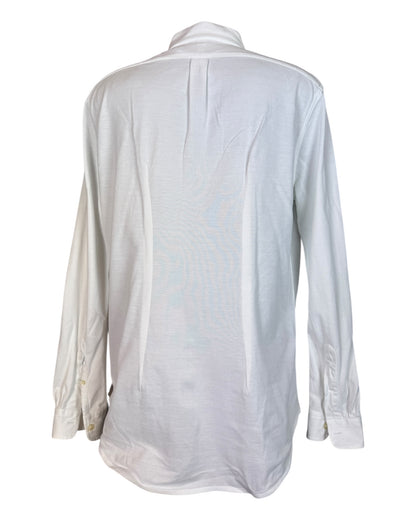 Polo Ralph Lauren Knit Oxfordhemd weiß Größe L
