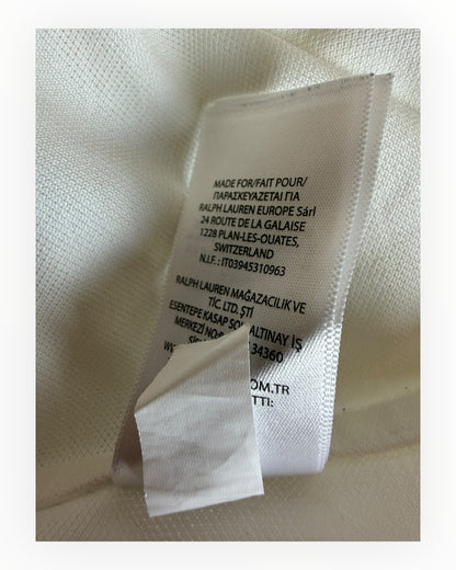 Polo Ralph Lauren Knit Oxfordhemd weiß Größe M