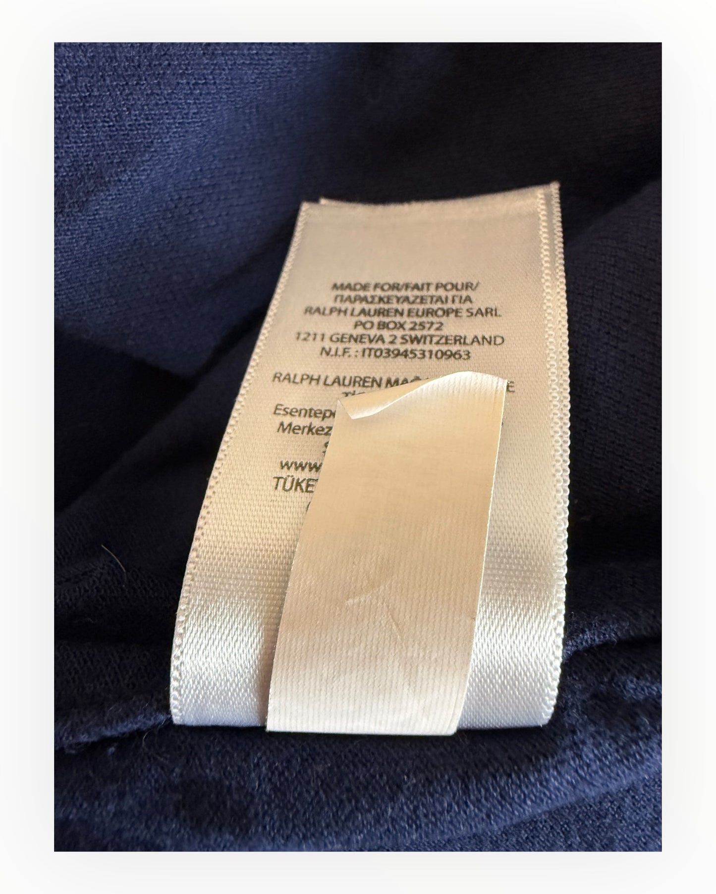 Polo Ralph Lauren Bluse marineblau Größe L