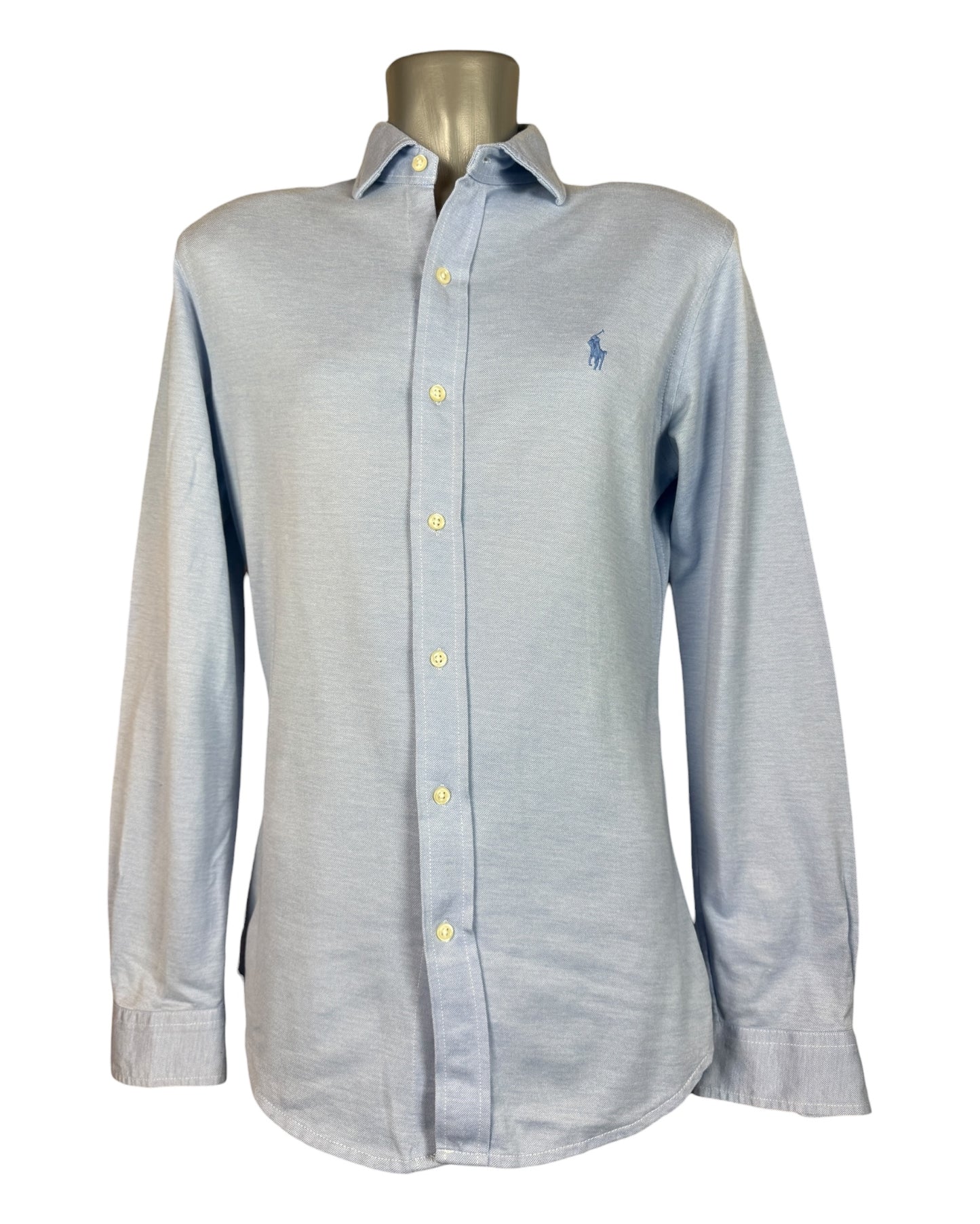 Polo Ralph Lauren Knit Oxfordhemd hellblau Größe M