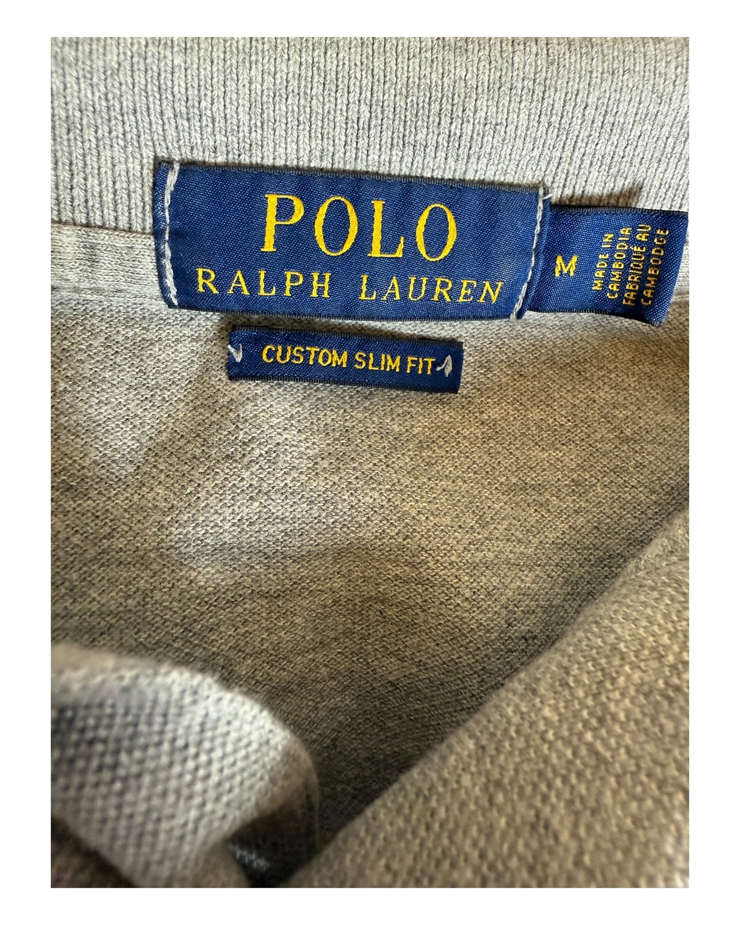 Polo Ralph Lauren Poloshirt grau Größe M