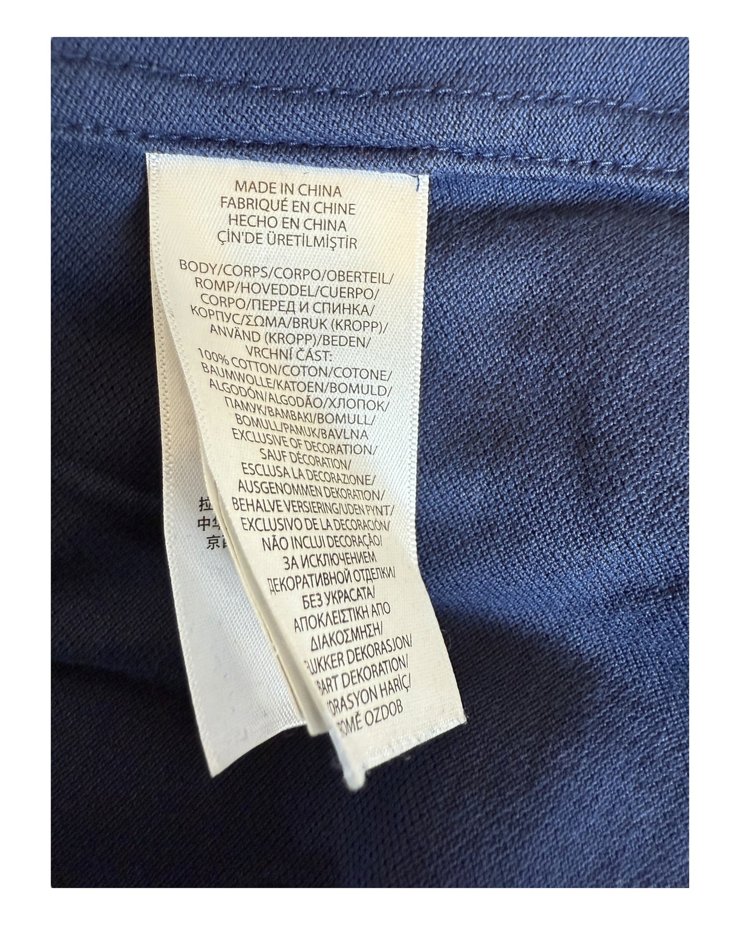 Polo Ralph Lauren Knit Oxford Bluse marineblau Größe M