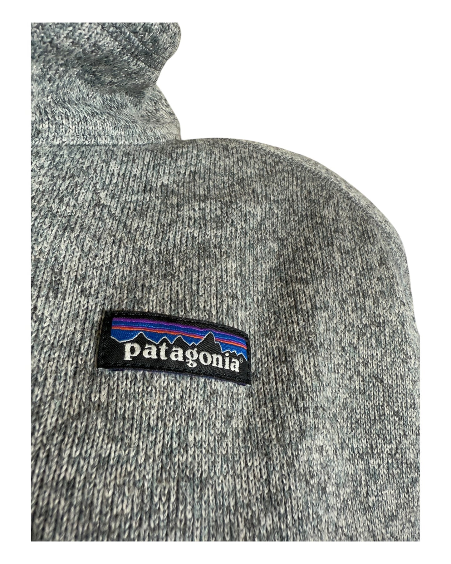 Patagonia Fleece Half Zip Pullover grau Größe L