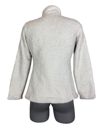 Patagonia Fleece Jacke weiß creme Größe S