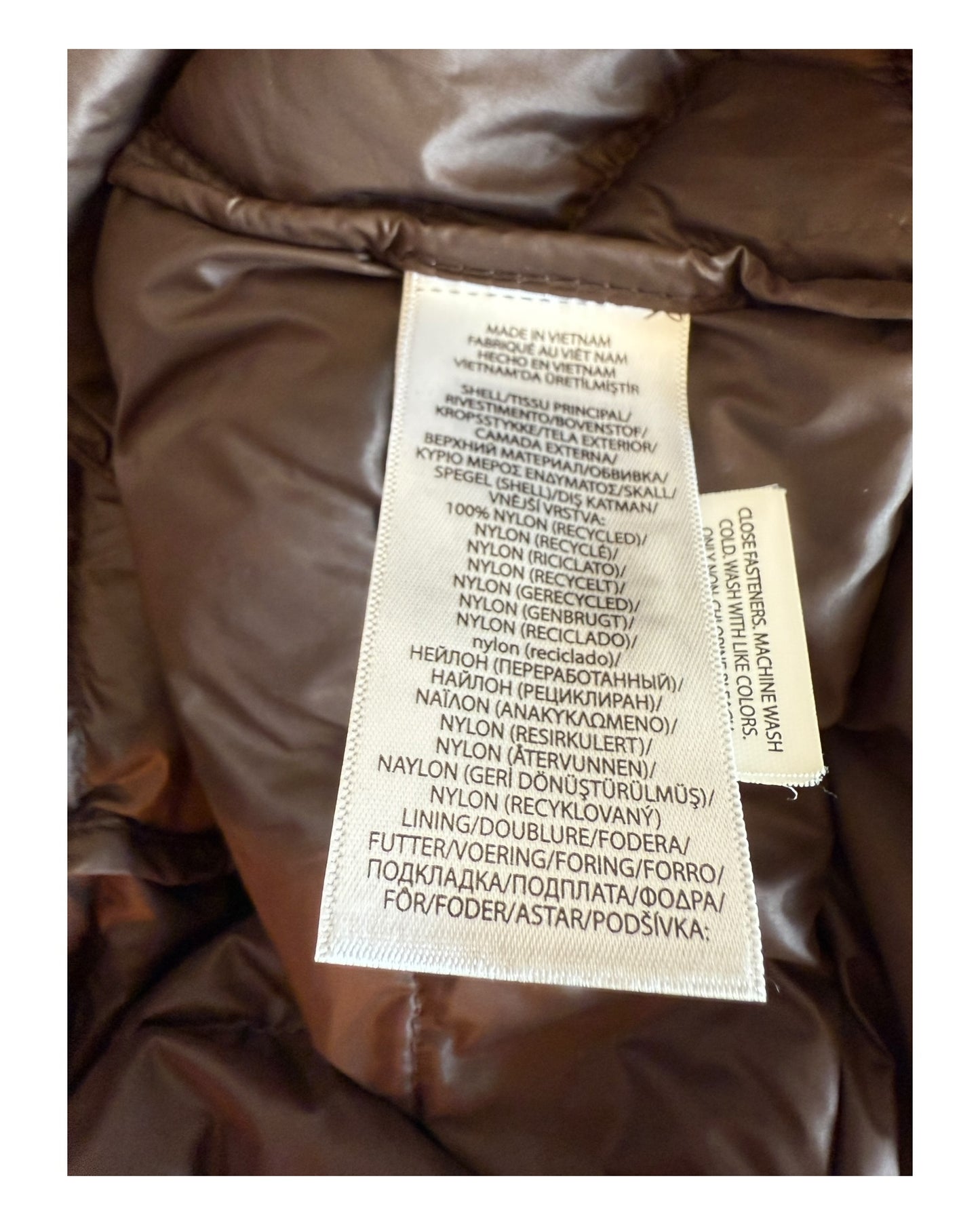 Polo Ralph Lauren Steppweste braun Größe M