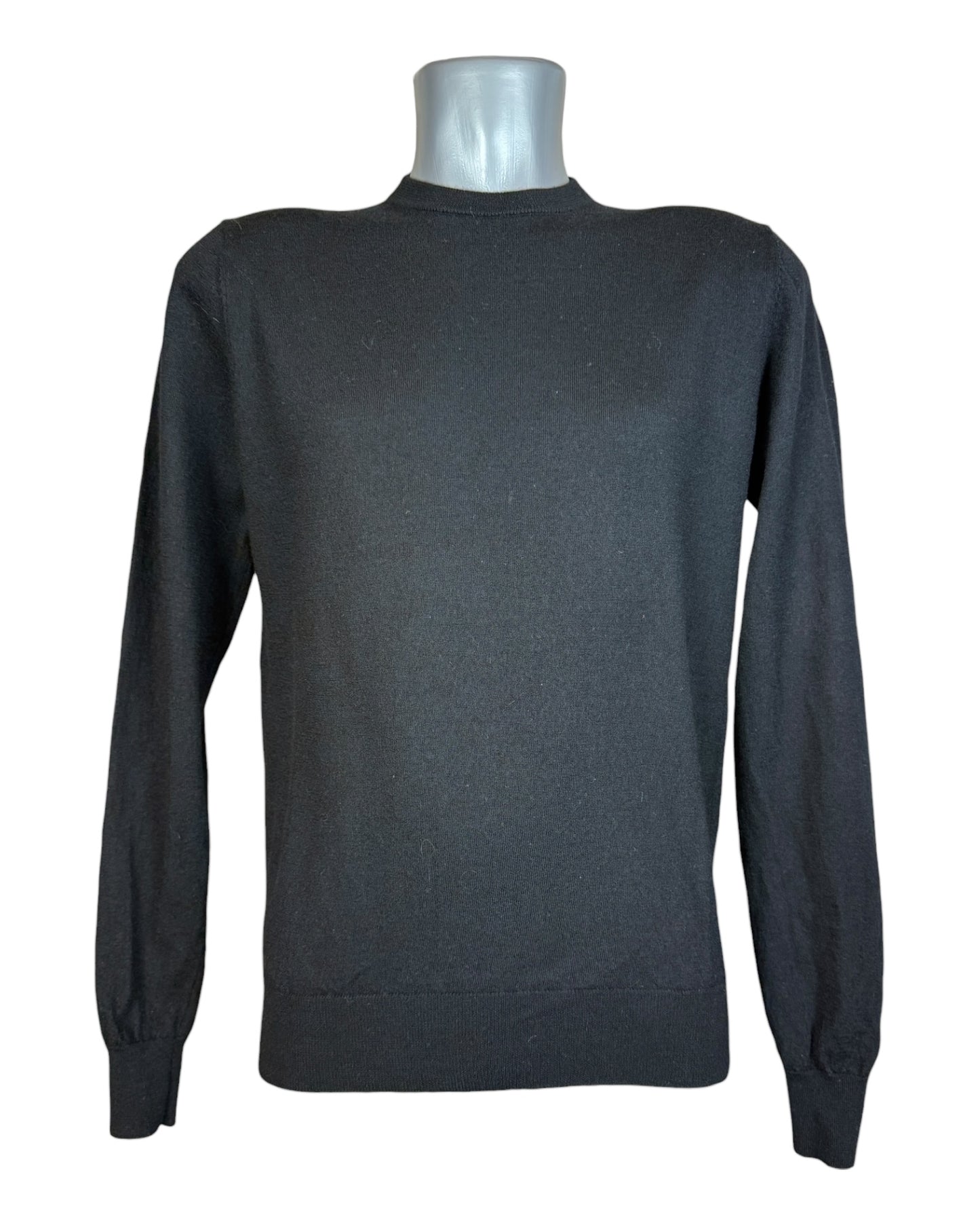 Suit Supply Pullover Merinowolle schwarz Größe M