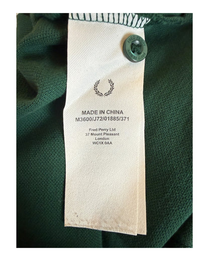 Fred Perry Poloshirt grün Größe M