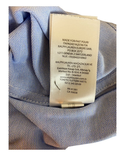 Polo Ralph Lauren Knit Oxfordhemd Bluse hellblau Größe M