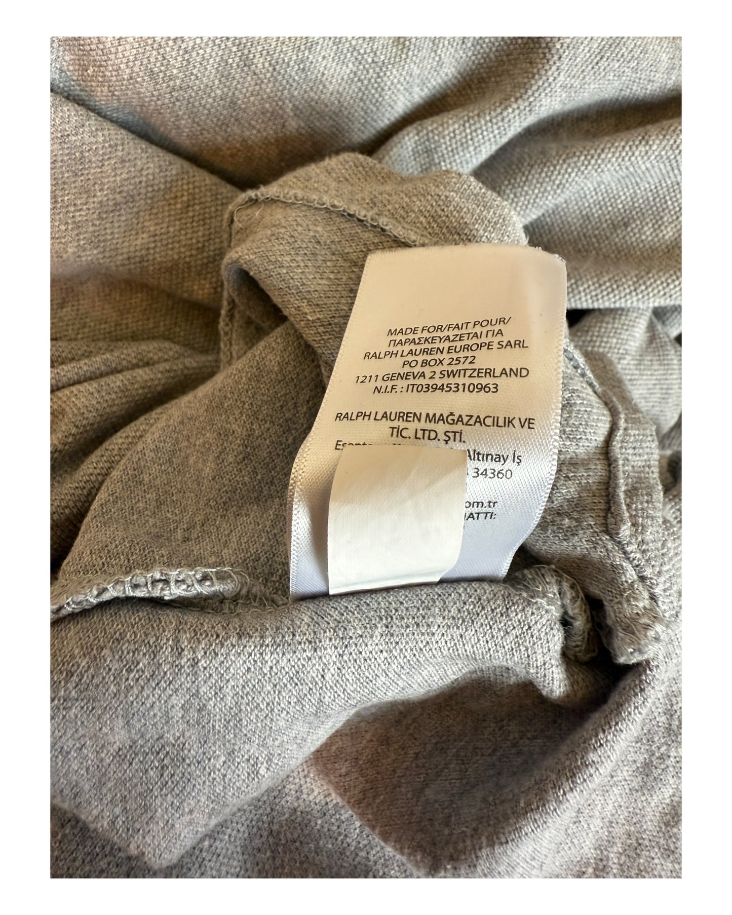 Polo Ralph Lauren Poloshirt grau Größe L