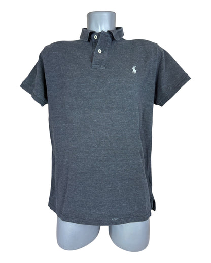 Polo Ralph Lauren Poloshirt schwarz meliert Größe L