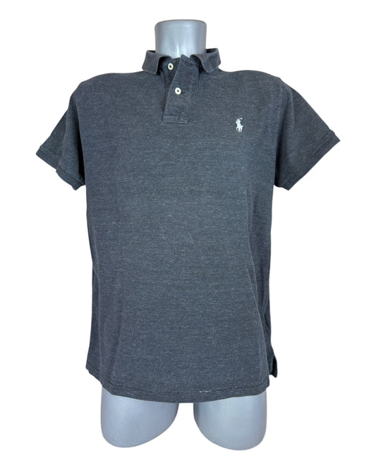 Polo Ralph Lauren Poloshirt schwarz meliert Größe L