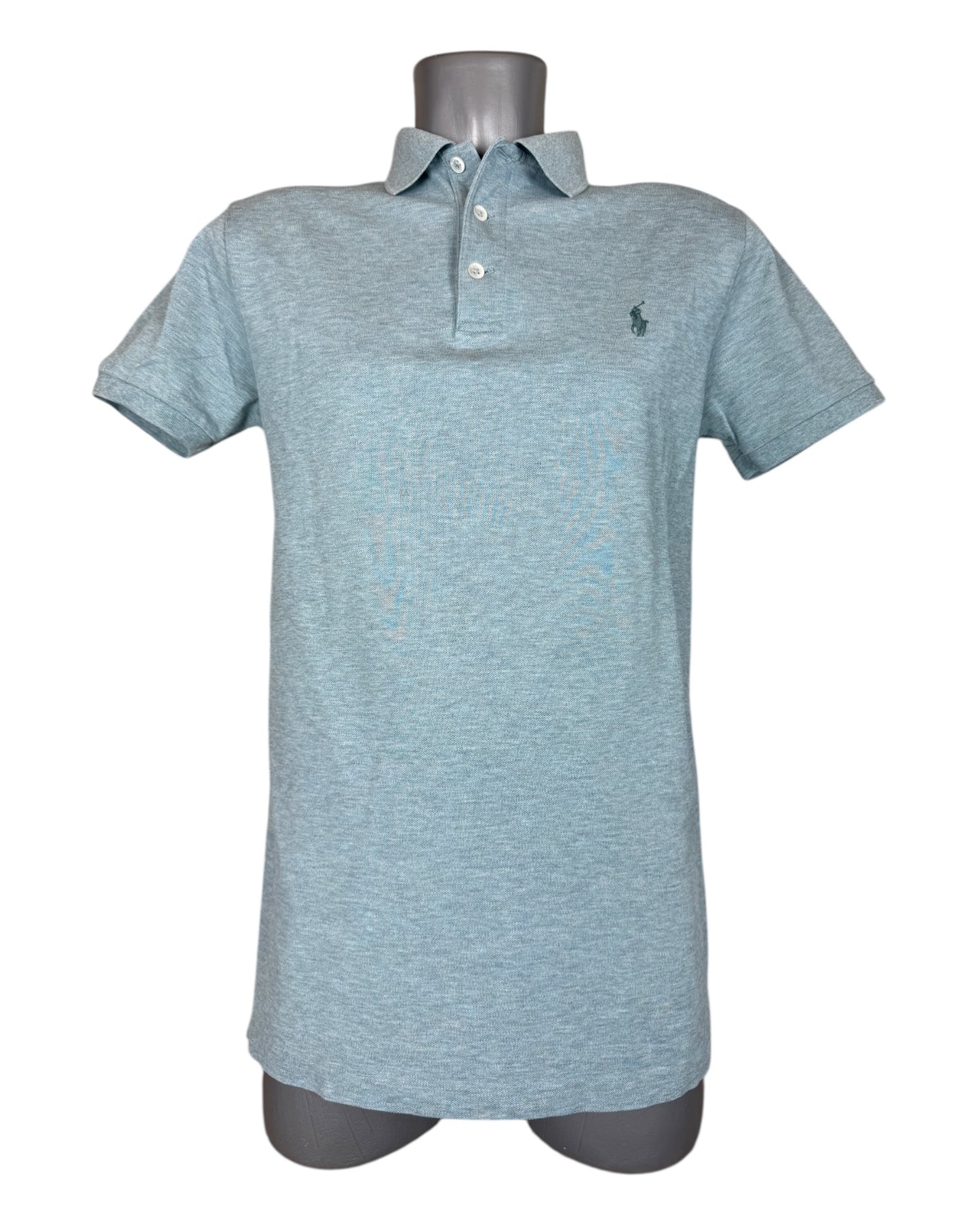 Polo Ralph Lauren Poloshirt hellblau meliert Größe M
