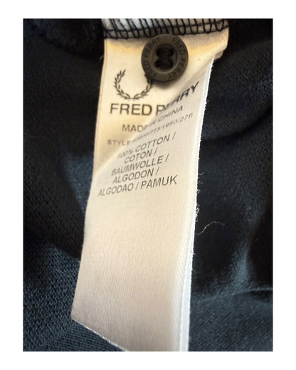 Fred Perry Poloshirt schwarz Größe M
