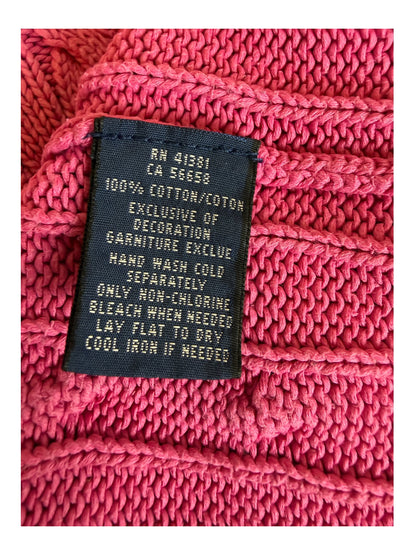 Polo Ralph Lauren Zopfmuster Pullover pink Größe M