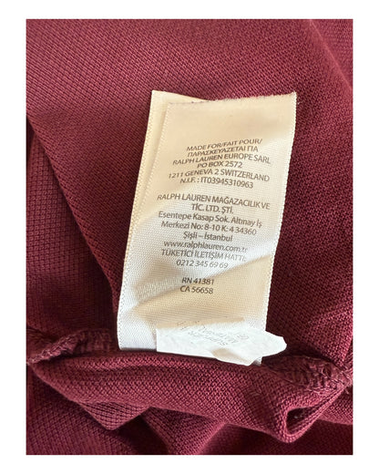 Polo Ralph Lauren Poloshirt bordeauxrot Größe M