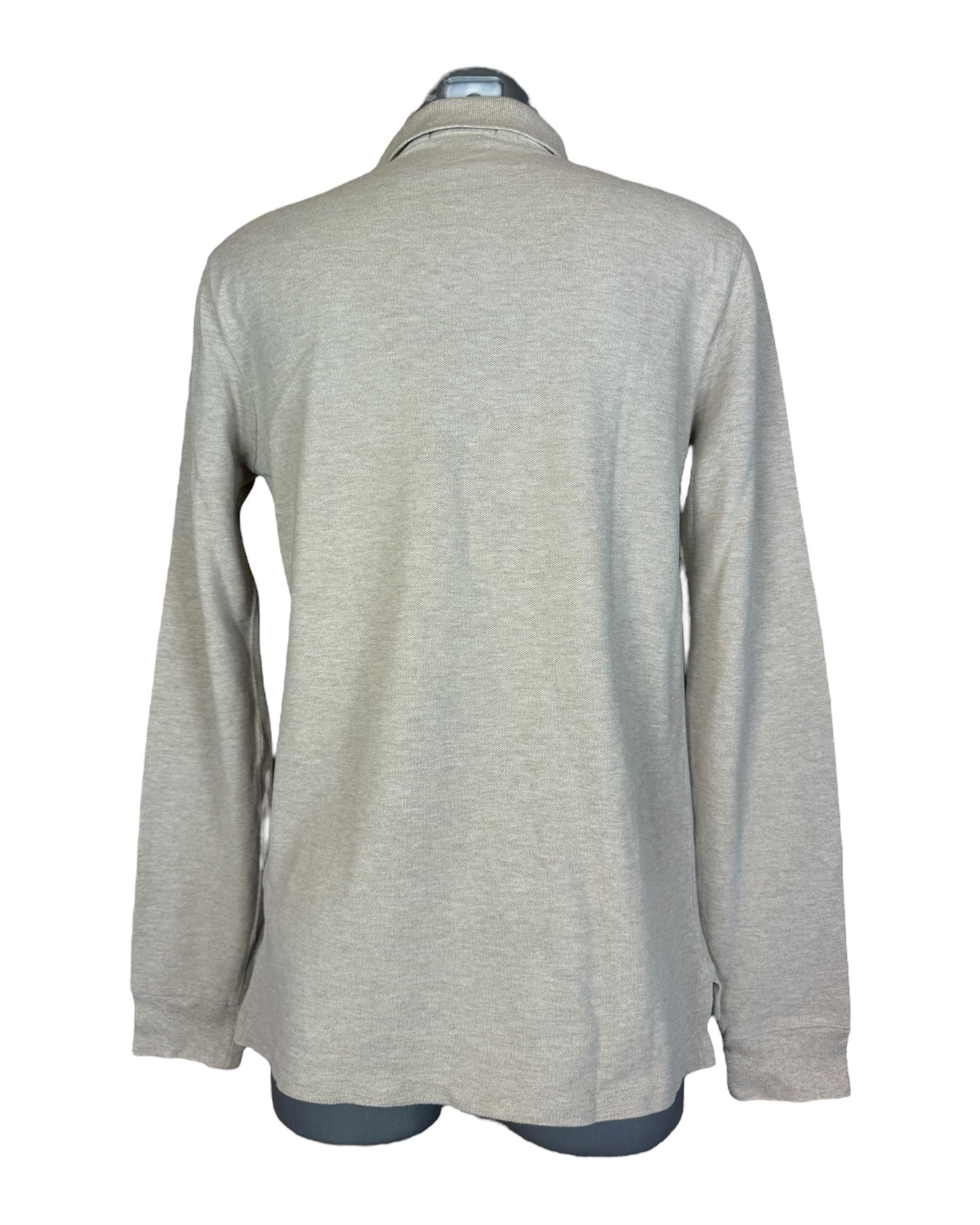 Polo Ralph Lauren langärmliges Poloshirt beige Größe M