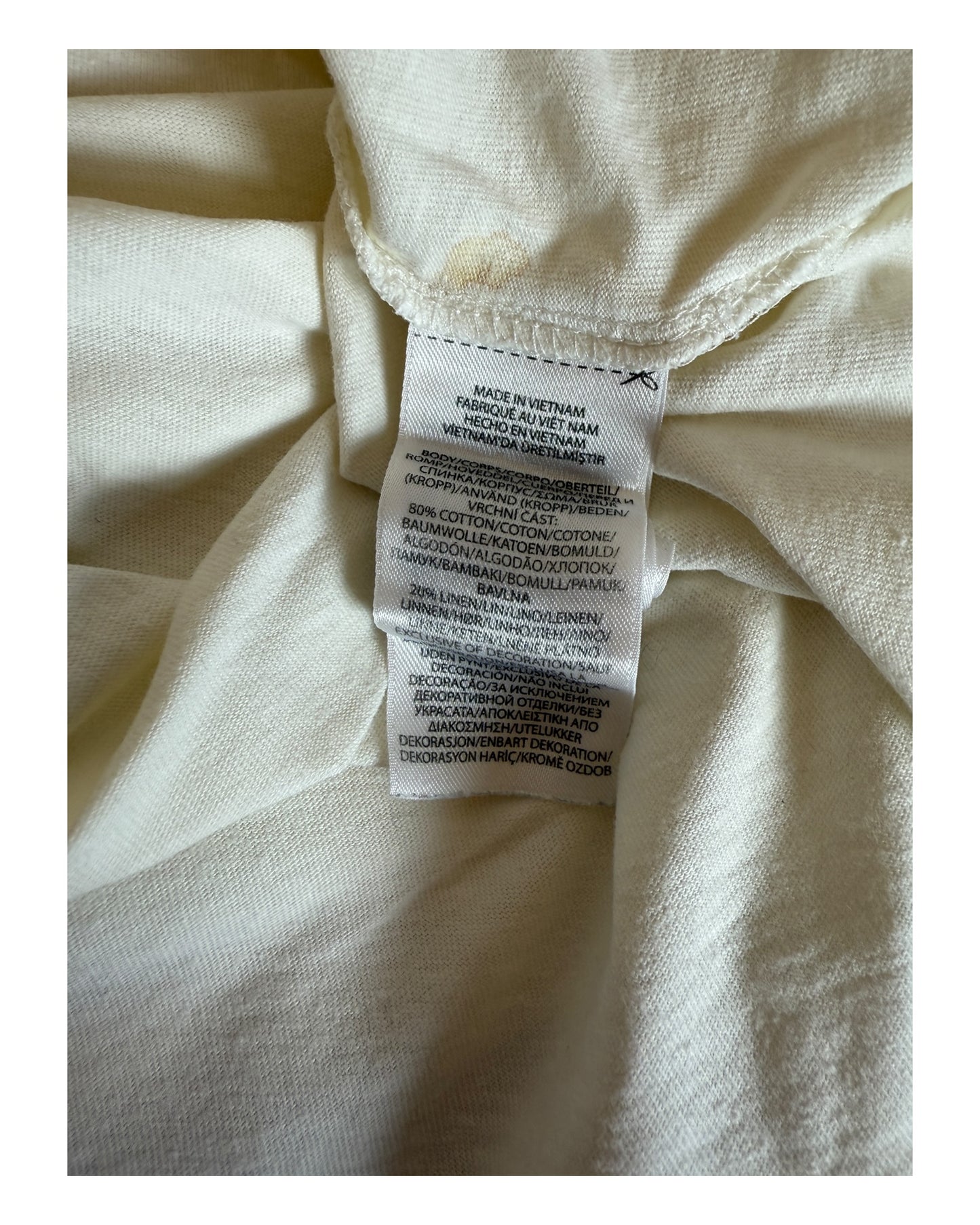 Polo Ralph Lauren Tshirt weiß Größe L