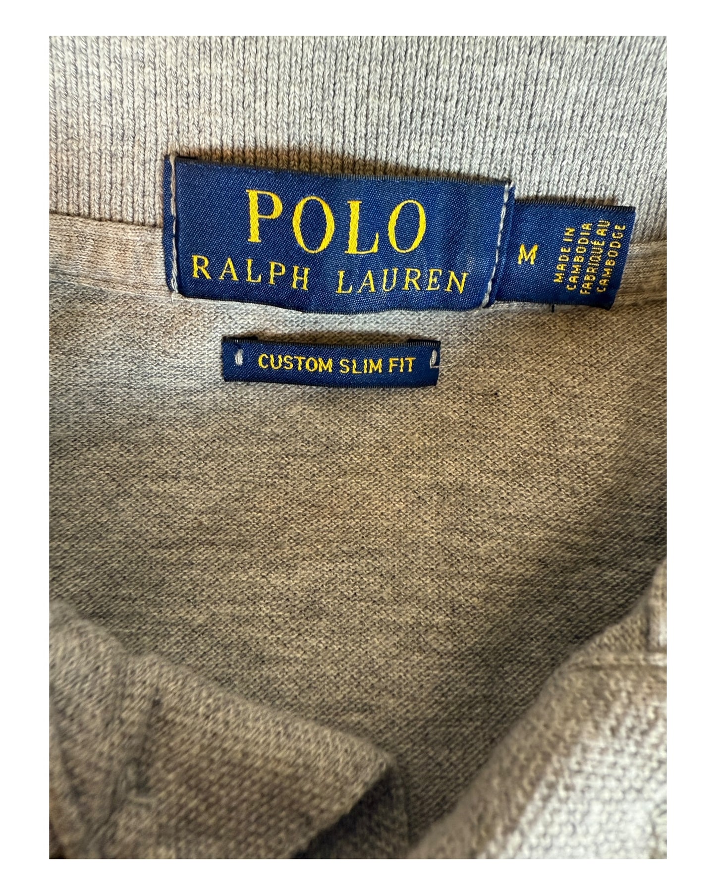Polo Ralph Lauren Poloshirt grau Größe M