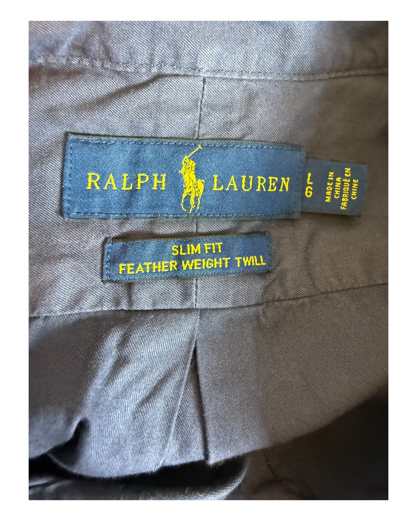 Polo Ralph Lauren Hemd marineblau Größe L