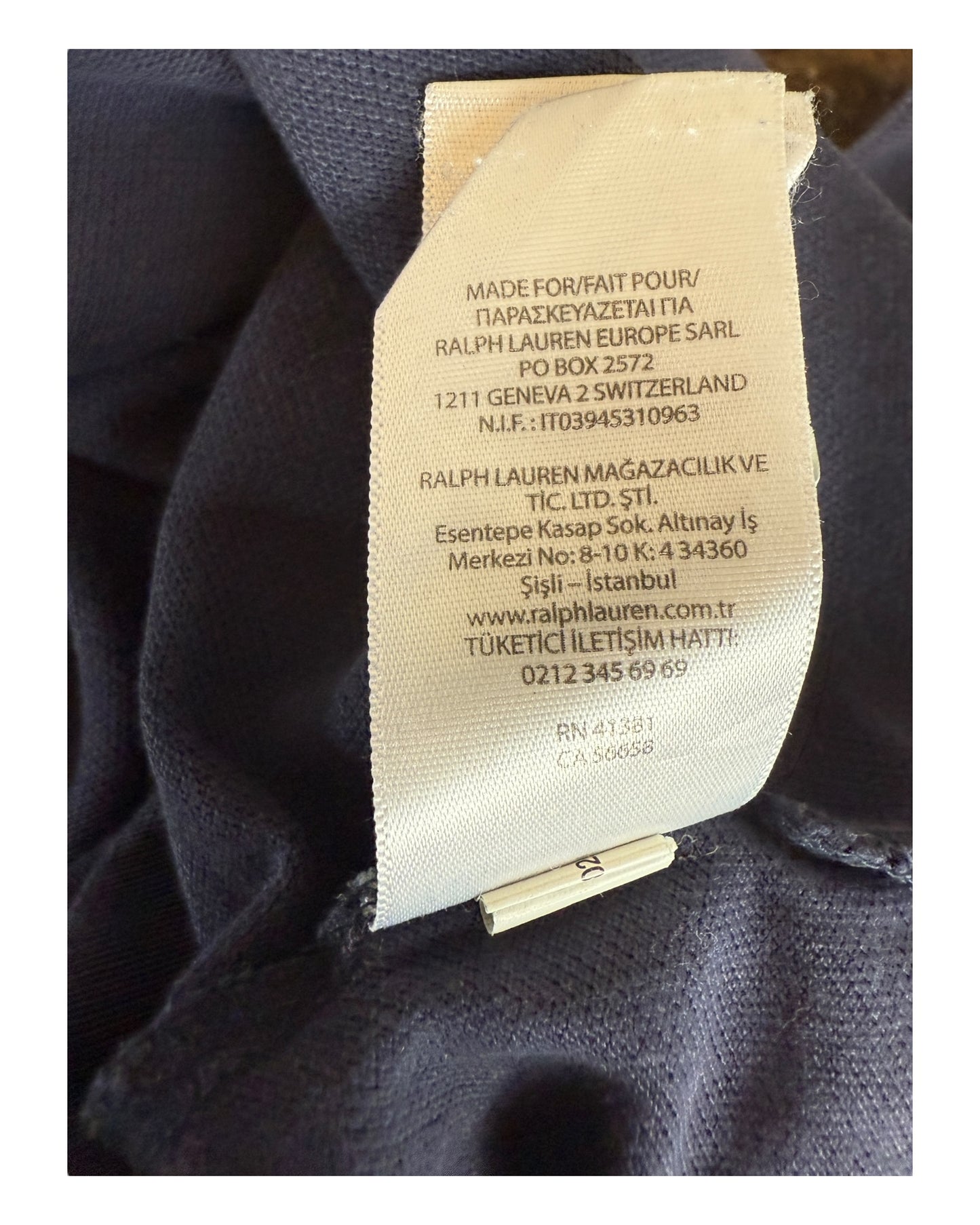 Polo Ralph Lauren Poloshirt marineblau Größe M